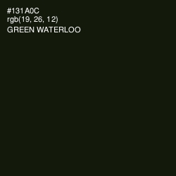 #131A0C - Green Waterloo Color Image